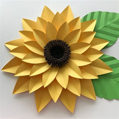Download 558+ Paper Sunflower Cricut Cameo